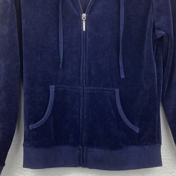 NY&C Women’s Size Small Velvety Hooded Zip Up. - Picture 8 of 10